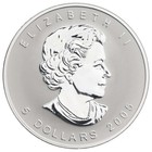 2005  5 Maple Leaf Privy  V-j- Pure Silver Coin 1 Oz  Box   Coa