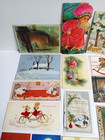 31 Vintage Used Christmas Greeting Cards 1960 s-1970 s Scrapbook Crafts Ephemera