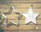 Super Mario Cookie Cutters   Stamps 4 Pack Set Mushroom Star Shell Fire Flower