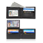 Nobility Wallet For Men Black Genuine Leather Rfid Blocking Bifold Stylish Wa   