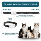 Waterproof Silicone Cat Collar 2in1 Remote   Auto Anti-meow Training For Cats