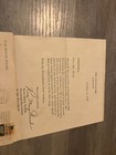 Rose Mary Woods Sign Letter  To Tommy Scott Song Pollution White House Nixon