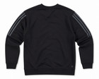 Adidas Men s Long Sleeve 3-stripe Fleece Crew Sweatshirt Black M Hm2607 Nwt