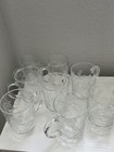 Set Of 8 Vintage Cristal D arques-durand Mallory Mugs