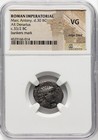 Marc Antony 33-32 Bc Roman Empire  Scarce  Portrait Coin Silver Ar Denarius  Ngc