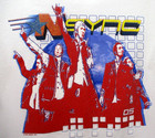 Vintage Nsync Graphic T Shirt Womens Large Winterland Glitter Boy Band Y2k