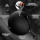Rdx Double End Boxing Bag  70cm Reflex Speed Ball  Maya Hide Leather