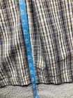 Vintage Woolrich Midi Jumper Dress Women s Medium Blue Beige Plaid Linen Blend