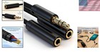 3 5mm Headphone Splitter 1 Male To 2 Female Stereo Audio Adapter 11 Inch