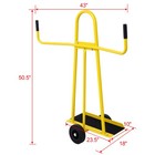 750lb Steel Panel Cart - Drywall Sheet Dolly Service Cart With 7 5  Brake Wheels