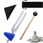 528 Hz Tuning Fork Medical With Taylor Percussion Hammer Mallet  Non-magnetic   