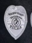 Rocky Flats Security Police Officer Patches  Decommissioned No Longer In Service