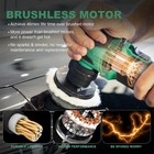 Batoca S4 Cordless Dual Action Rotary Car Polisher Buffer Sander Machine Mini Us