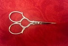 Gingher Chrome Epaulette Embroidery Scissors 3 1 2 