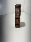 Vintage Moana M  ori Wood Carving Teko Teko  rot  ra New Zeland  Mother Pearl Eyes