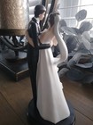 I   Charming Bride And Groom Wedding Cake Topper 