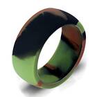 10packs Silicone Wedding Engagement Ring Men Women Rubber Band Sport Flexible
