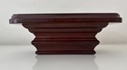 Vintage Bombay Company Mahogany Wood Wall Shelf Sconce Ledge Floating Shelf 9   