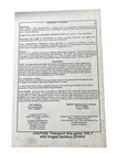 Twilight Zone Pinball Original Operator Handbook