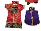 Asian Theme 2 Kimono Wine Bottle Covers   Boy   Girl 12    Wall Ornaments