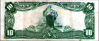 1902  10 National Banknote Lincoln Nebraska Nb Of Commerce Ch 7235 Pb