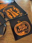Vintage Budweiser But Lite Dry Halloween Banner Party Poster Sign Advert Horror 