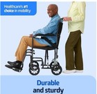 Medline Durable Folding Transport Wheelchair W