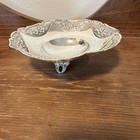 Godinger Silver Art Co  Ltd  Silverplate Floral Footed Bowl