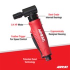 Aircat Pneumatic Tools 6255 Composite Right Angle Die Grinder 20 000 Rpm