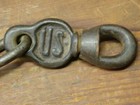 Antique Wwi U s  Army Cavalry mule equine Trace Chain