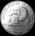 1976 S  type 1  Eisenhower Dollar Bu 40  Silver Bicentennial Us Coin Ike
