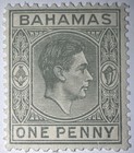 Travelstamps  1938-46  Bahamas Stamps Sc  101a   Mint  Og  Nh  Mnh  One Penny