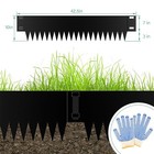 10-inch X 40  L Metal Garden Edgings Landscape Edging Border Metal Lawn Edgings