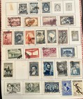 Argentina - Lot Of 89 Stamps On Old Album Pages
