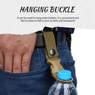 Nylon Webbing Water Bottle Holder Clip With Carabiner For Backpack And Belt