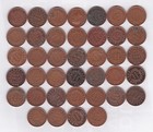 Lot Of 39 Sarawak Cents