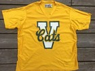 Vtg Vermont Catamounts Shirt Jersey Game Worn Authentic Basketball 90s Sz Xl