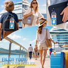 Cruise Luggage Tags Holders 6-pack  Cruise Essentials 2026 Clear Waterproof Colo