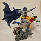 Iron Studios Batman   Robin Deluxe Art Scale 1 10 Statue Dc Ivan Reis Box