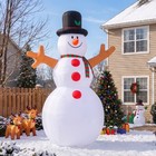 Christmas Inflatable Snowman 6-20 Ft For In outdoor Yard Holiday Decoration