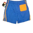 Speedo Men s Swim Trunks     Blue With Orange Accents     Size L     New With Tags