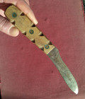 9-1 4  Native American Fur Trade Knife Arrowheads Antique Knife Indian Knife