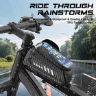 Bicycle Phone Holder Bag - Waterproof Eva Hardshell 1 5llarge Capacity Sun Visor