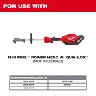 Milwaukee M18 Fuel Quik-lok 10in  Pole Saw Attachment  Model  49-16-2720