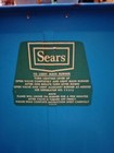 Sears Vintage 2 Burner Gas Camping Stove Portable Foldable Blue Metal Mpn 72312