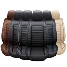 For Toyota Full Set 5-seat Car Seat Covers Pu Leather Front Rear Cushion Protect