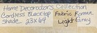 2 Home Decorators Cordless Blacktop Fabric Roman Shades 23x64 Rsgc2364  