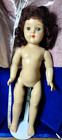 Vtg Rare 19  Ideal Toni Doll With Original Brunette Mohair Wig Sleepy Eyes P-92