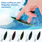 10pcs Finger Surfboard  Mini Surfboard  Finger Surfing Board For Car Riding  Fin