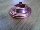 Vtg Mirro Cookie Press Replacement Part Copper Color Aluminum Footed Bottom Cap